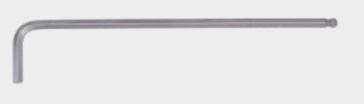 Lenktas šešiakampis su rankena apvalintu galu, 7/ 32''(SAE) 