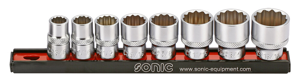 3/8 Ligzdu komplekts (8 gab.) (200801, SONIC)