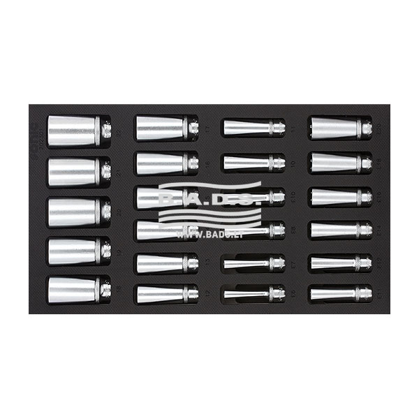 Įrankių komplektas į vežimėlius (23vnt) SONIC EQUIPMENT 