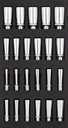 Socket Set for Trolley 3/8", 23 pcs (202301, SONIC)