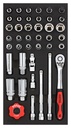 Tool set for tool trolleys (41 pcs) (204101, SONIC)