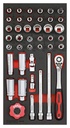 Tool set for tool trolleys (41 pcs) (204102, SONIC)