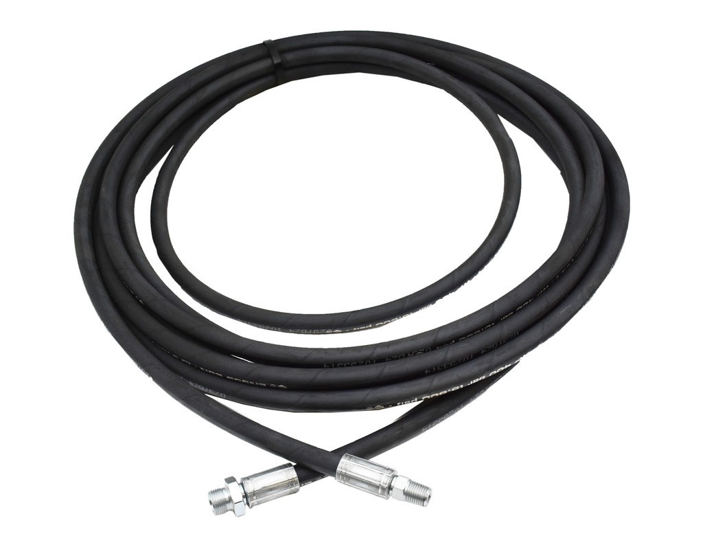 Grease Hose 10 m x 1/4 inch, G3/8 inch (M) – 1/4 inch (M) (2070010, EUROLUBE)