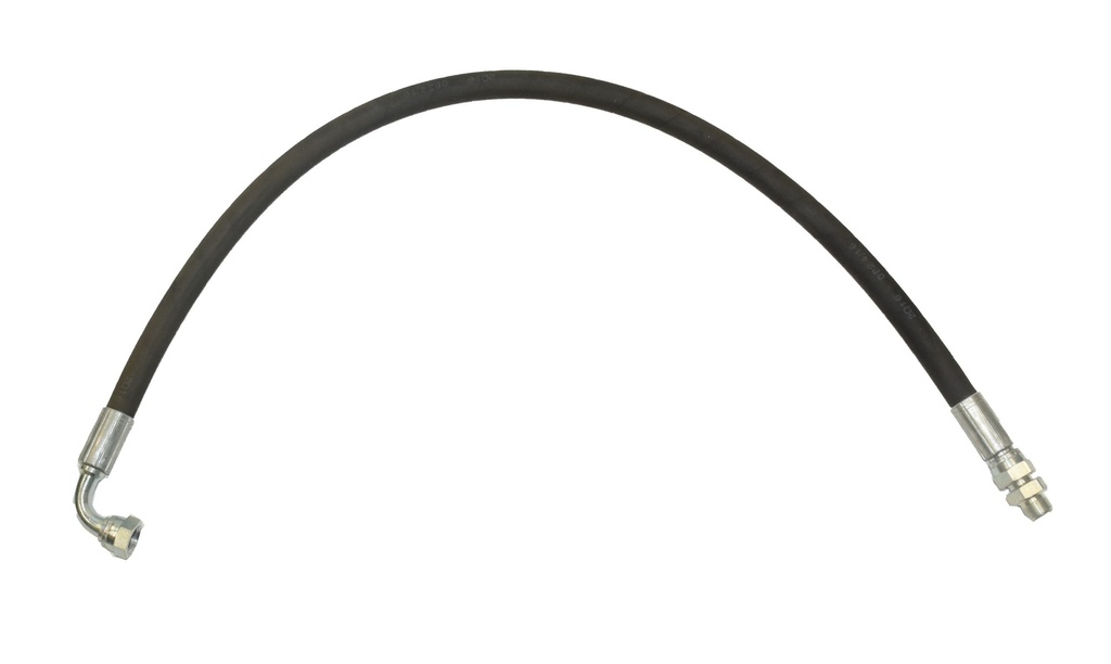 Tepalo žarna 0,8 m x 3/8 col., G3/8 col. (vid.) – 90° G3/8 col. (vid.) (2070021, EUROLUBE)