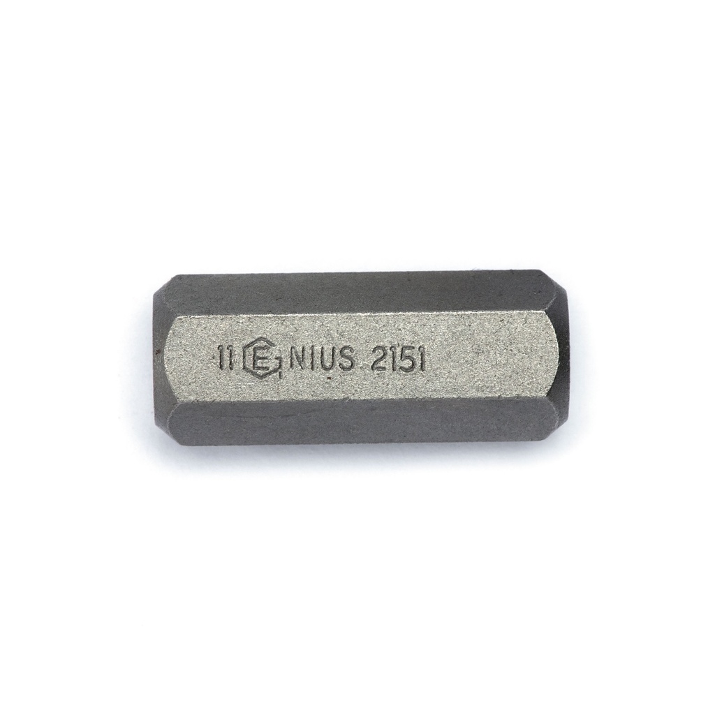 Skrūvgrieža uzgalis sešstūra 11 mm × 30 mm, metrisks (2151, GENIUS)