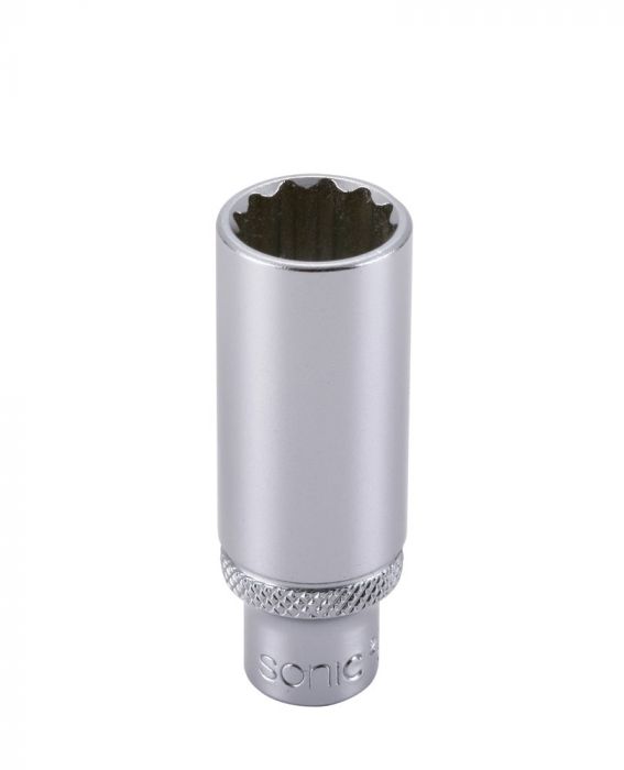 Socket 1/4" 12-point deep 7/16" SAE