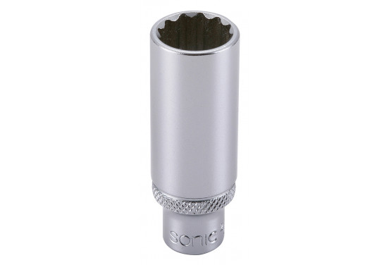 Socket 1/4" 12-point deep 1/2" SAE