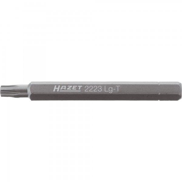 Atsuktuvo antgalis, žvaigždinis Torx T25, 1/4″ (6,3 mm) šešiabriaunis (2223LG-T25, HAZET)