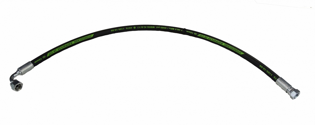 Hose Grease 0,7Mx3/8"      G3/8"(f)-90°G3/8"(f) (2279031, EUROLUBE)