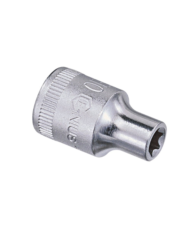 Ārējā Torx muciņa 1/4" E-tipa E6 (252506, GENIUS)