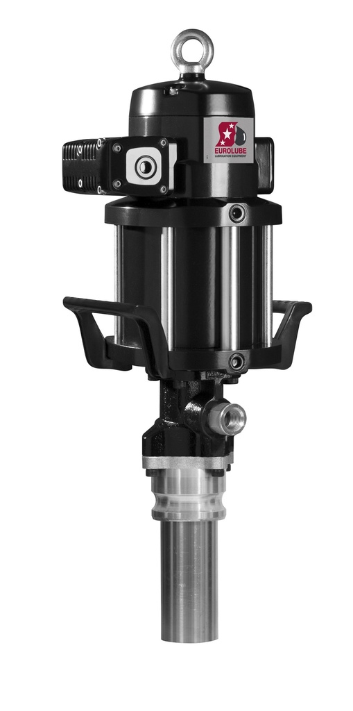 C150 Air-Operated Grease Pump 12:1 Bulk, incl. 3 in. Camlock Connection (25720, EUROLUBE)