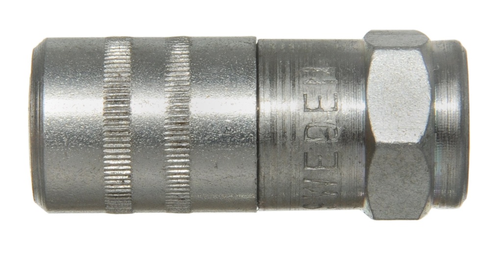 Grease Connector 15 mm with check valve (26723, EUROLUBE)
