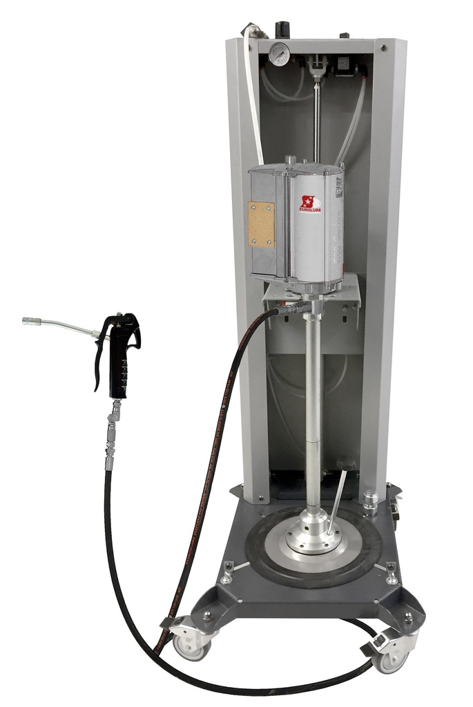 Mobile grease pump with hoist 12-20kg (26742, EUROLUBE)