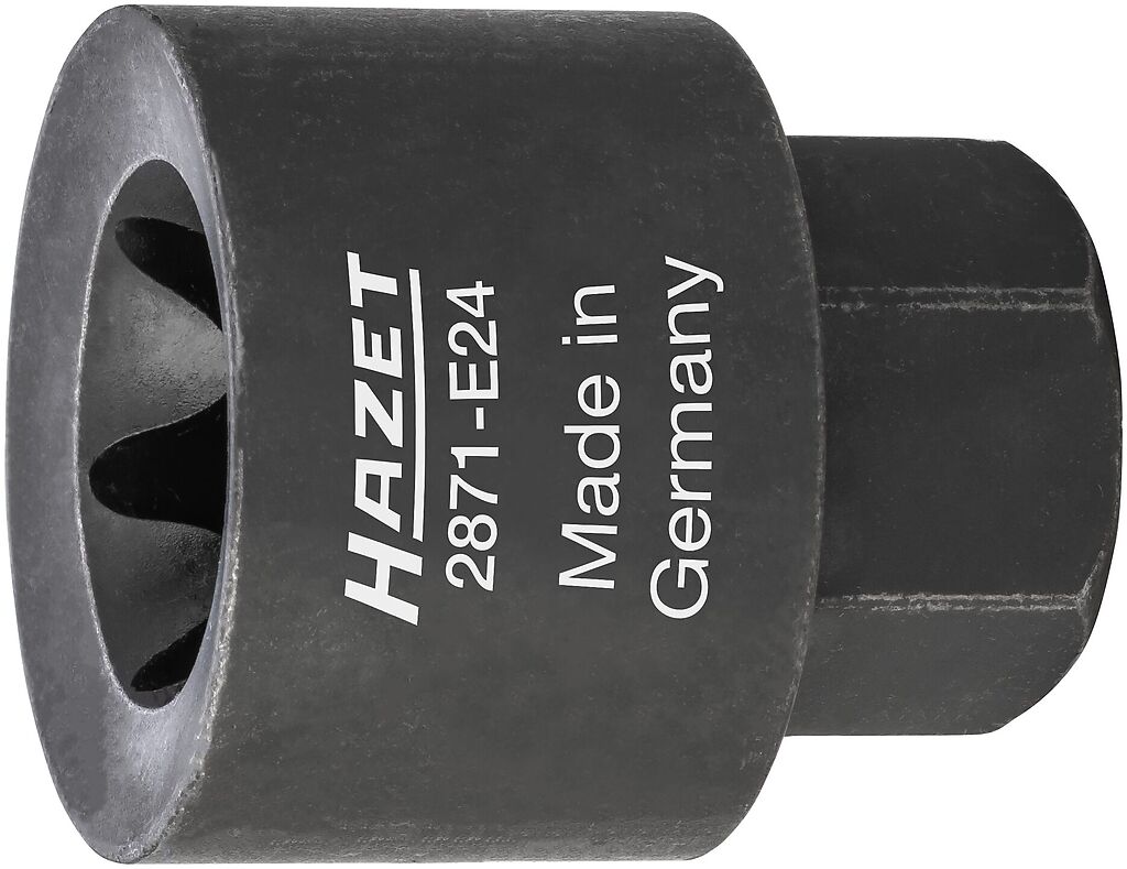 Brake caliper socket E24, 22 mm external hex (2871-E24, HAZET)
