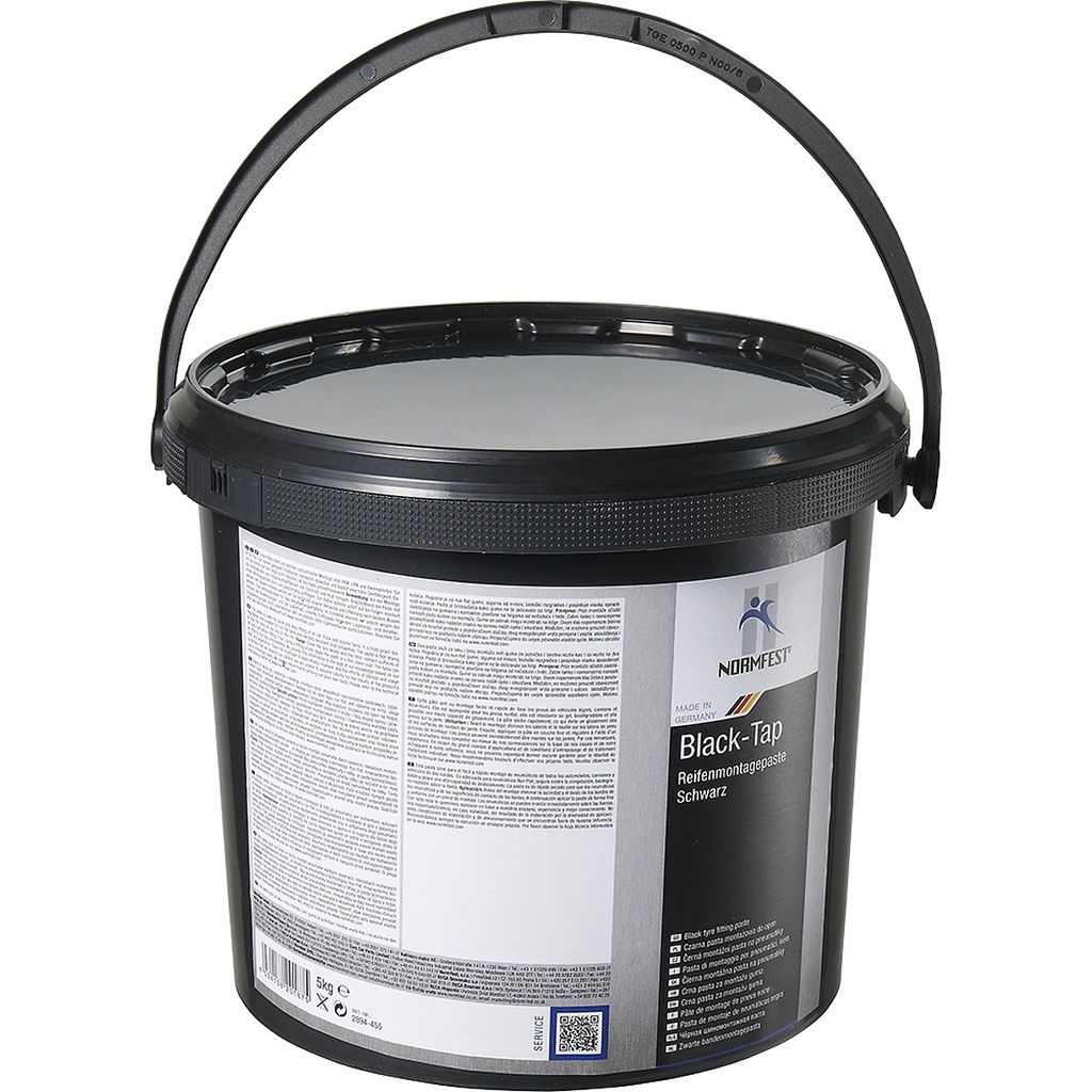 Reifenmontage riepu montāžas pasta, melna, 5 kg (2894-455, NORMFEST)