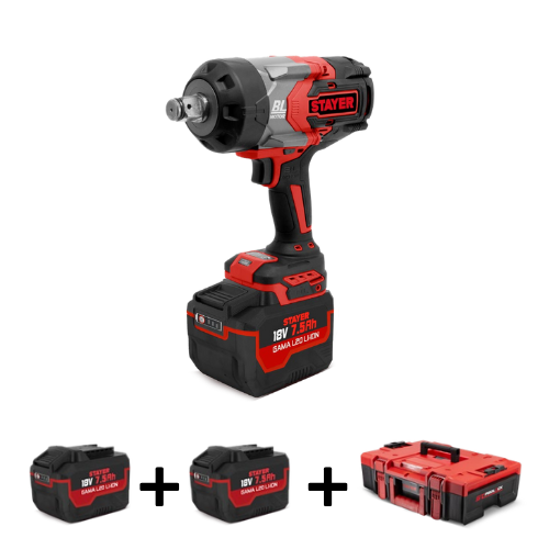 IWB 1800 L2027 – akumulatora bezoglīšu triecienatslēga 18 V 1″ (1.3845, STAYER)