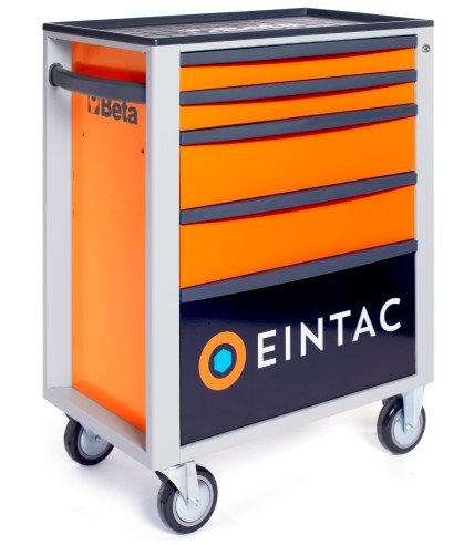 Izolētu instrumentu komplekts ar ratiņiem, 58 gab., Eintac (EHV-GOLD)