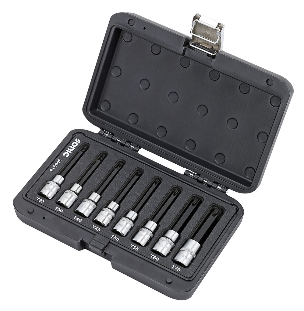 TORX socket set 1/2 in., 8 pcs (300818, SONIC)
