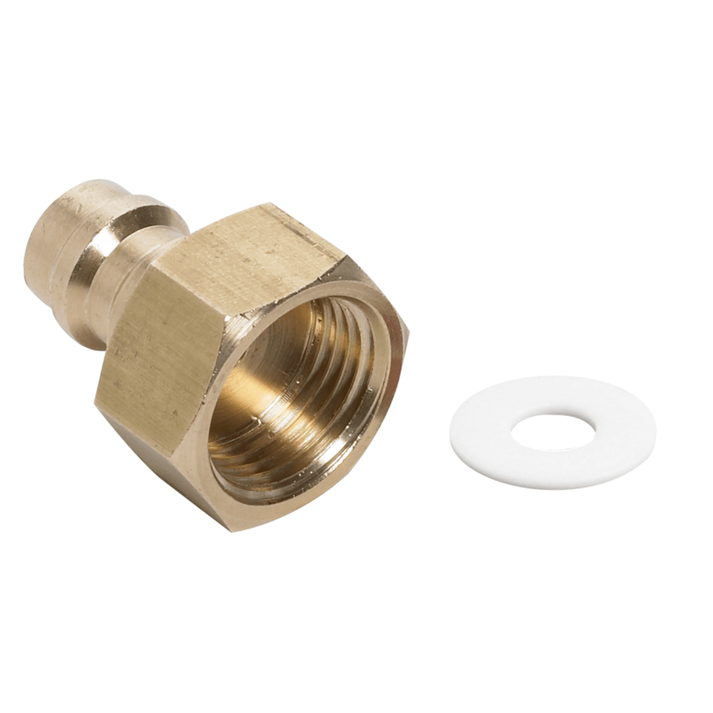 Connection adapter for reusable refrigerant bottle with seal (8885400129, WAECO)