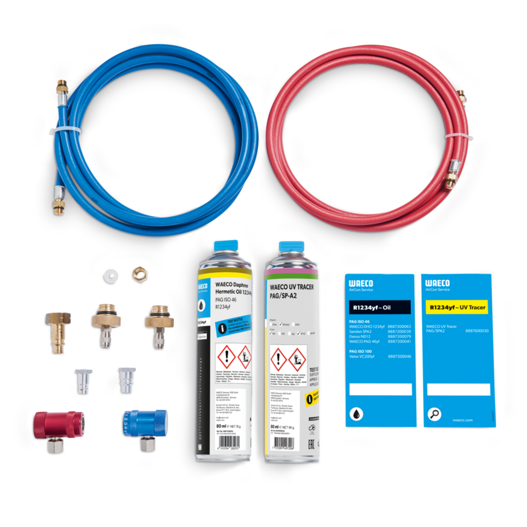 Connection (charging) hose kit 3 m, R1234yf (8885500011, WAECO)
