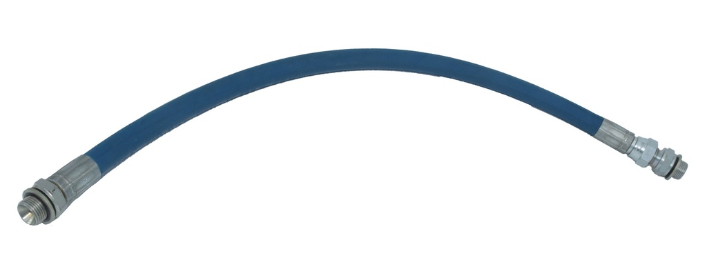 Karstā ūdens šļūtene 0,8 m x 3/8 collas, G1/2 collas (ārēj.) – G1/2 collas (iekš.) (3070030, EUROLUBE)