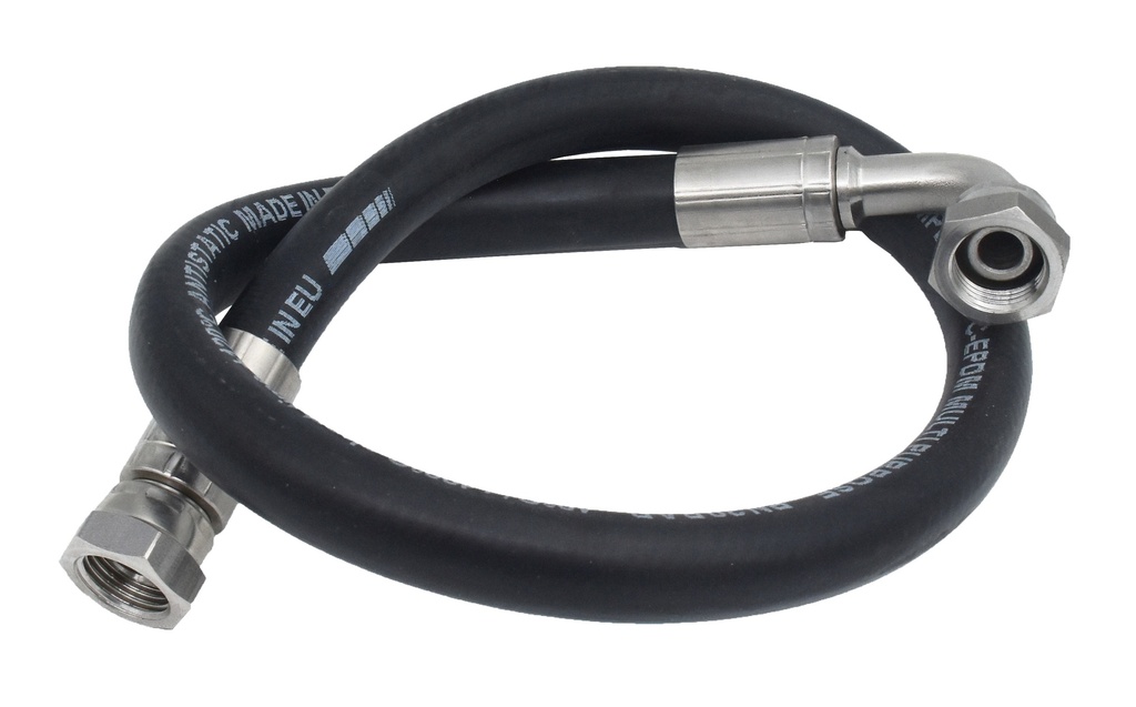 AdBlue® šļūtene 0,8 m x 1/2 collas, G1/2 collas (iekš.) – 90° G1/2 collas (iekš.) (3070072, EUROLUBE)