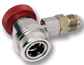 Ātrais servisa savienotājs HP R134a, 3/8 collas SAE ārējā vītne (8885400025, WAECO)