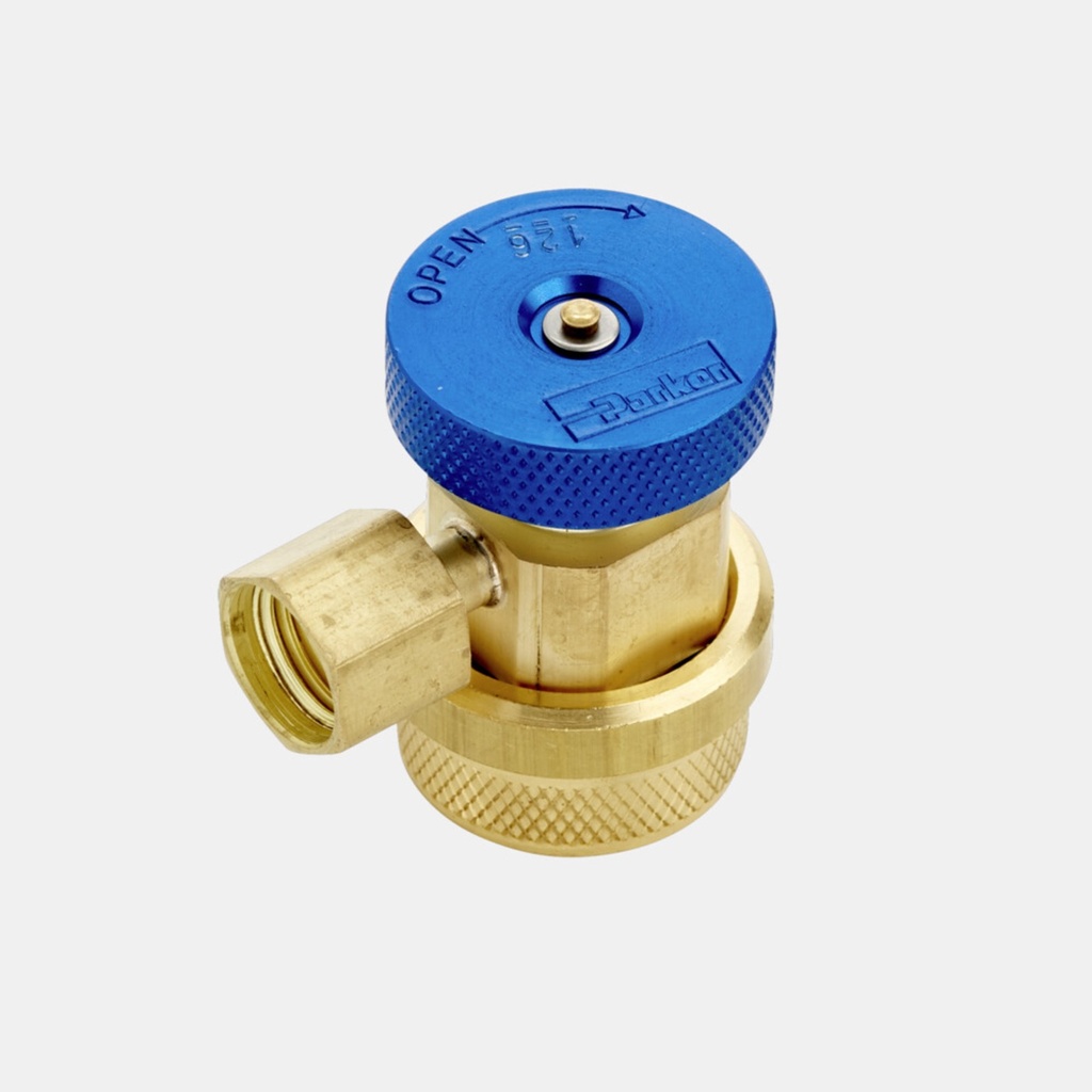 Quick service coupler LP for R134a, M14 x 1.5 female (8885400026, WAECO)