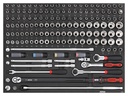 Tool set 1/2" for trolleys, 149 pcs (314901, SONIC)