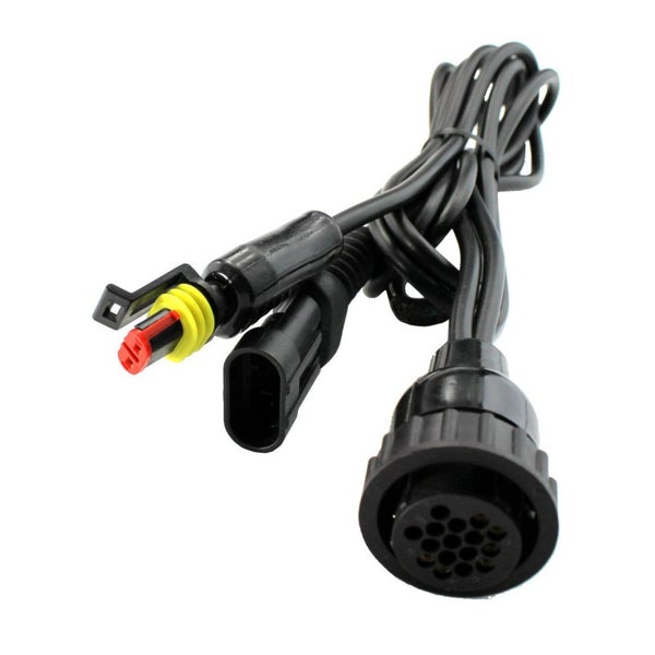 Diagnostic connector for APRILIA, PIAGGIO, MOTO GUZZI, DUCATI, LAVERDA, GILERA, GAS GAS, MV AGUSTA, SHERCO, KVN MOTOR, MALAGUTI, MOTO MORINI, ADIVA, CAGIVA, DAELIM, DERBI, PEUGEOT, POLARIS and VESPA (3151/AP01) TEXA