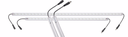 MSS+ LED šviestuvas su ES adapteriu ir jungikliu 800mm (5999208, SONIC)