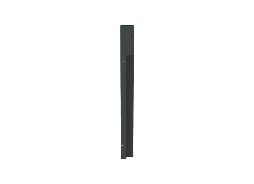 MSS+ left post portable cabinet 100x50x1016mm 