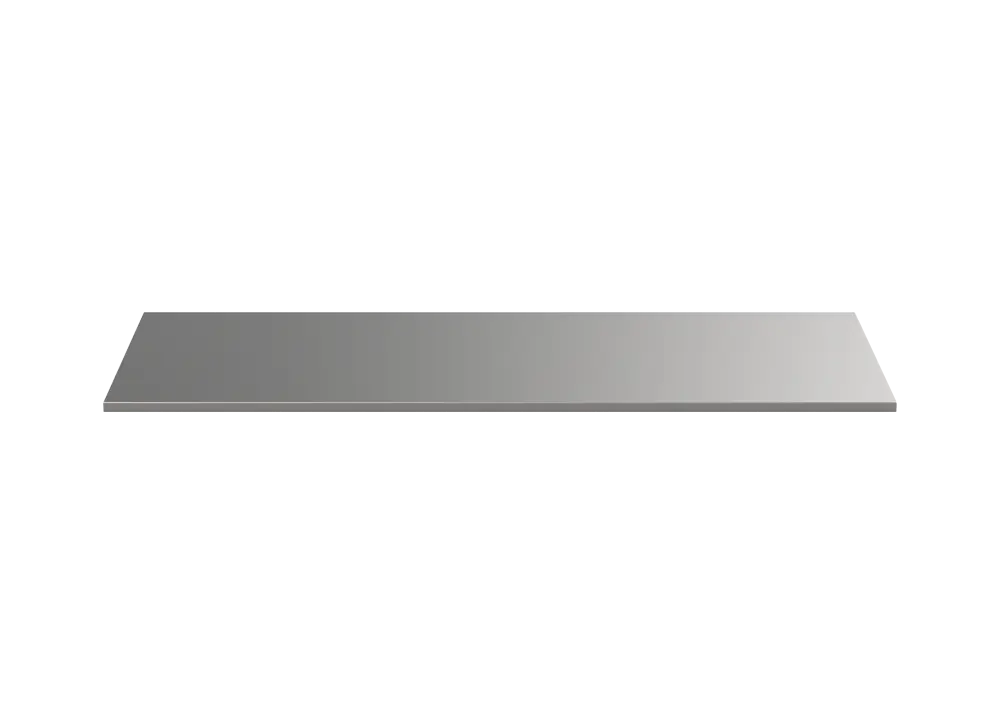 MSS+ stainless steel worktop 1540x650x20mm (5999705, SONIC)