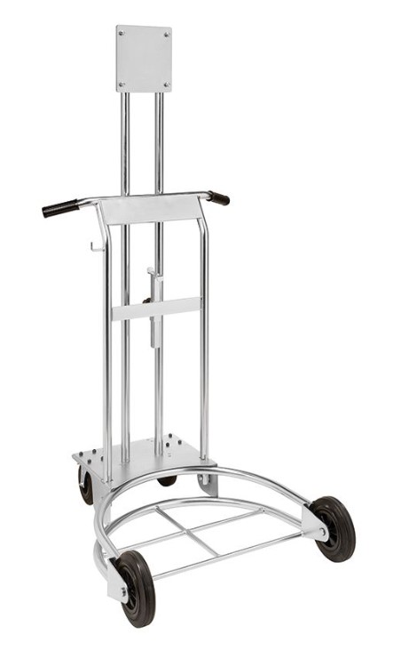 Trolley for 180÷220 kg oil drums with equipment bracket (80215, RAASM)