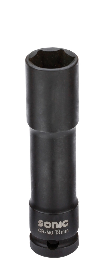 Impact socket 1/2 long thin wall 19mm (3310219, SONIC)