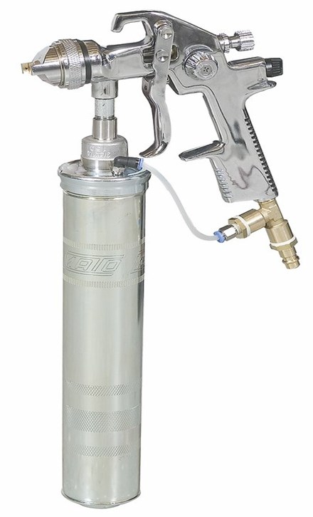 Grease spray gun air pressure operated (25775, EUROLUBE)