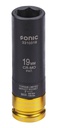 Smūginė galvutė 1/2 ilga plonasienė 19mm (3310319, SONIC)
