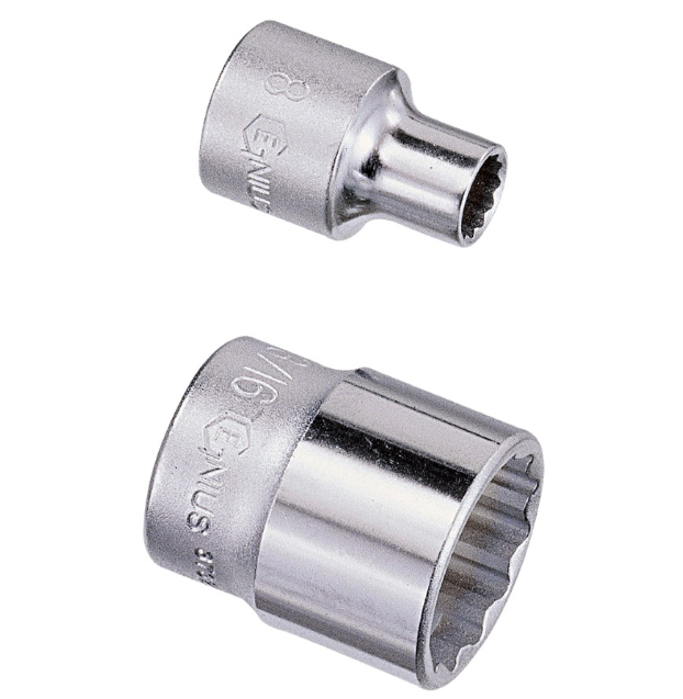 Muciņa 3/8" 12-stūru 21mm (333221, GENIUS)