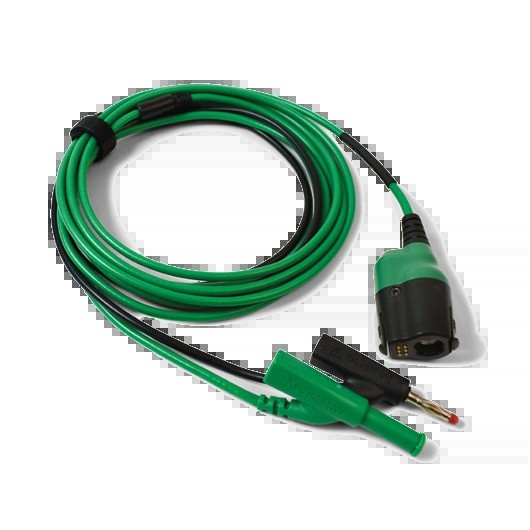 Matavimo laidas PicoBNC+ su 4 mm kištuku, 3 m, žalias (TA406, PICO)