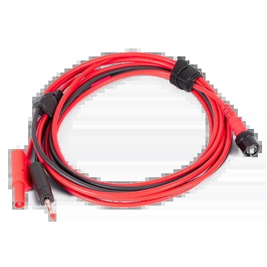 Premium test lead: BNC to 4 mm, 5 m, red, permanent ground (TA200, PICO)