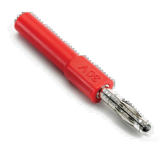 Adapteris 4 mm izolēts–neizolēts, sarkans (TA017, PICO)