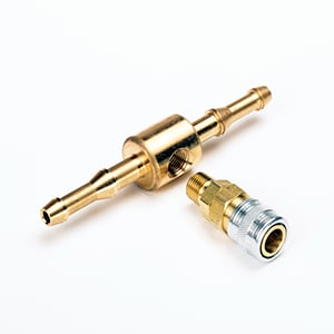 Fuel hose pressure tap, small (brass) (TA235, PICO)