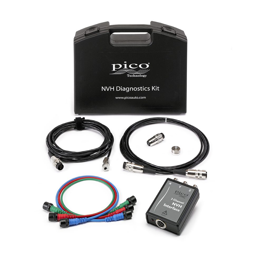NVH triukšmo ir vibracijų diagnostikos rinkinys Starter, nešiojimo dėkle (PQ126, PICO)