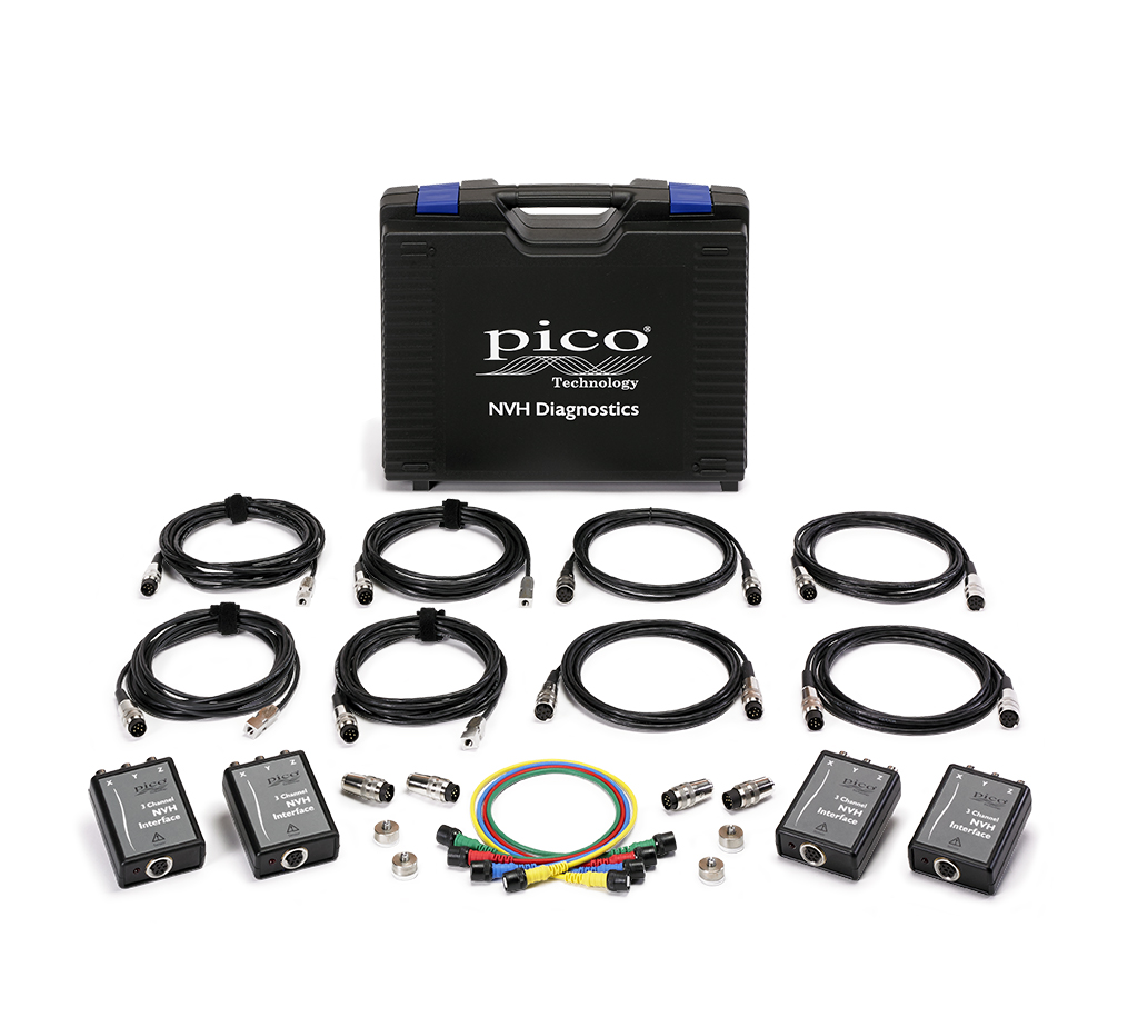 NVH trokšņu un vibrāciju diagnostikas komplekts Advanced, nesamā koferī (PQ120, PICO)