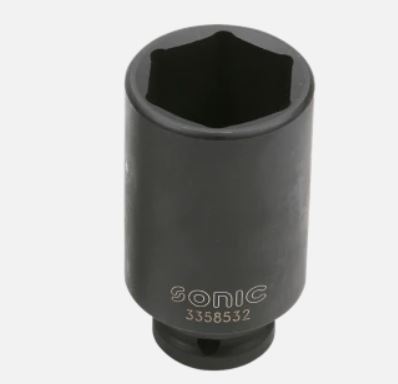 Sonic Deep Impact Socket 1/2" Drive 22mm