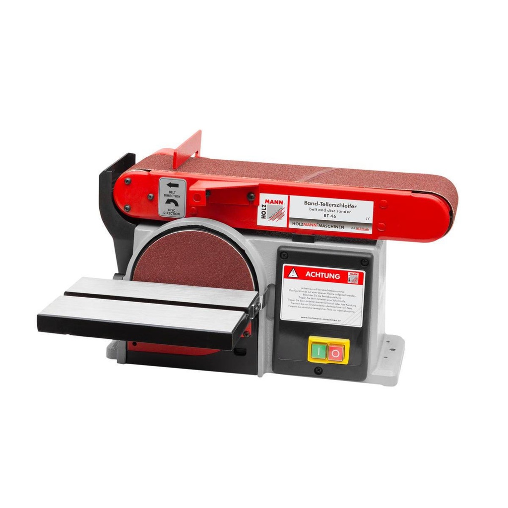 Juostinis ir diskinis šlifuoklis BT46 (230V) (BT46_230V, HOLZMANN)