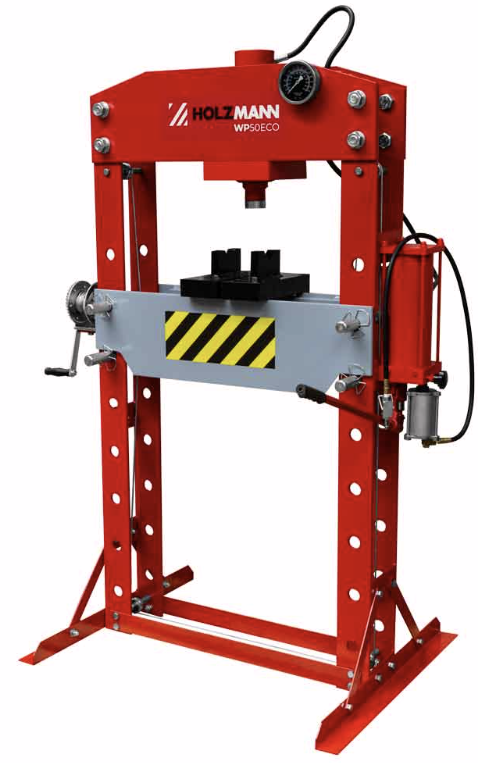 Pneumatic hydraulic shop press 45 t (WP45H, HOLZMANN)