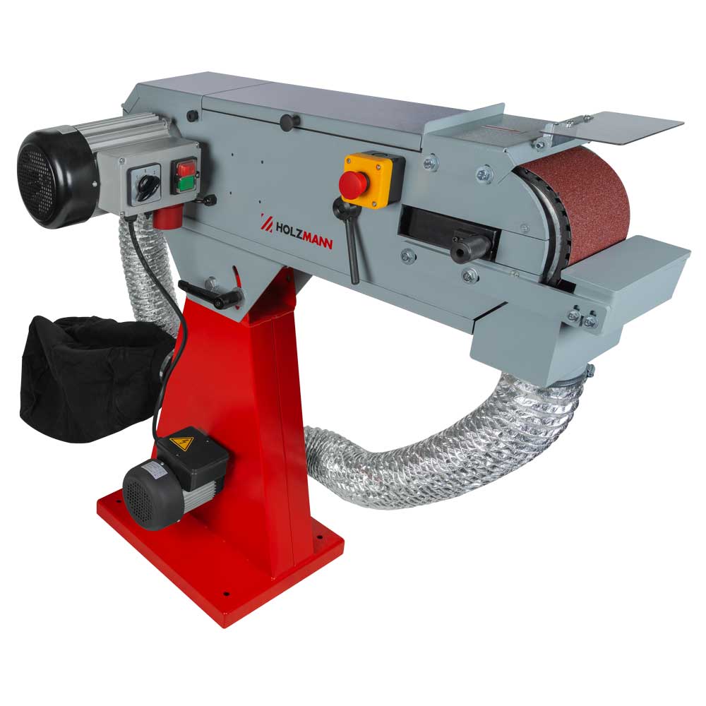 Metalo šlifavimo staklės su dulkių surinktuvu (MSM150ABS_400V, HOLZMANN)