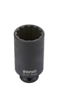 Sonic Deep Impact Socket 1/2" Drive 34mm 12-Point (3398534, SONIC)