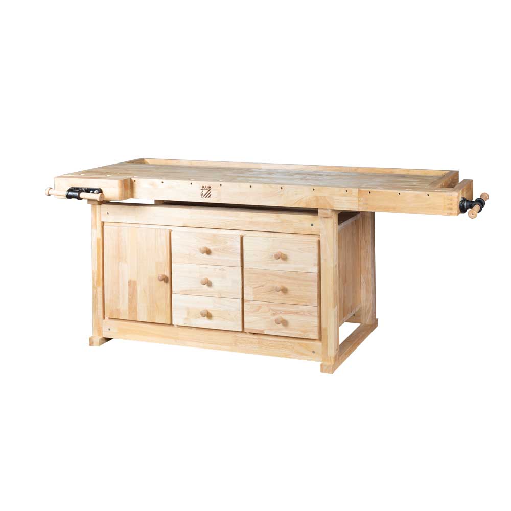 Darbastalis su spintele ir spaustuvo žandais (WB210C, HOLZMANN)